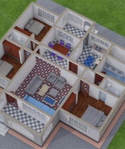 3 Bedroom house plan - Nyolenju Structures Limited (1)