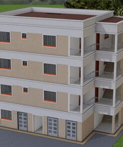3 bedroom apartment plan at Nyolenju Structures