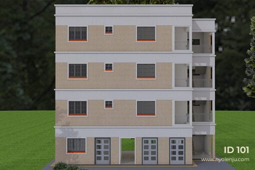 3 bedroom apartment; floor plan for an apartment