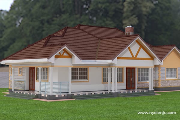 4 Bedroom House Plan at Nyolenju Structures Limited