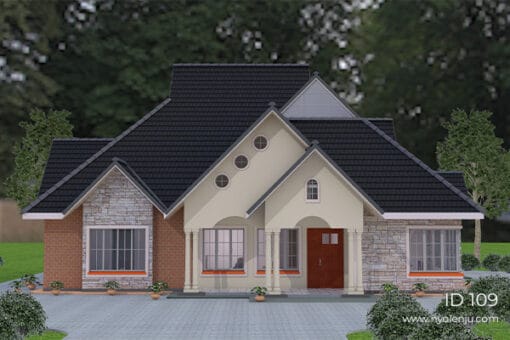 4 bedroom house plan - Nyolenju Structures Limited