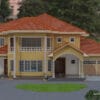 4 Bedroom Maisonette House Plan