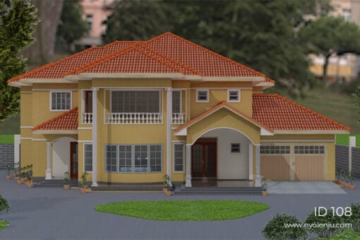 4 Bedroom Maisonette House Plan