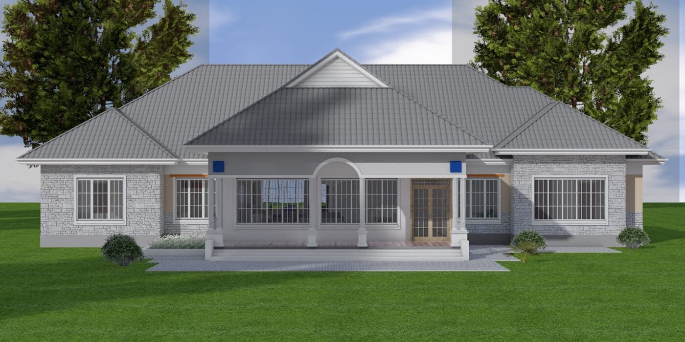 Spacious 4 Bedroom House Plan
