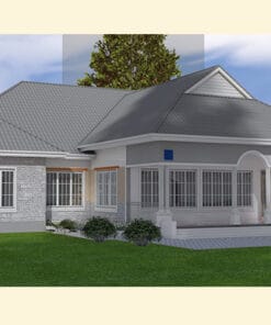4 bedroom contemporary house plan