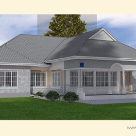 Spacious 4 Bedroom, contemporary house designs and plans