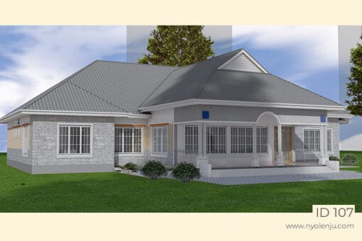 4 bedroom contemporary house plan