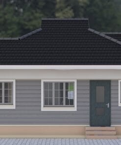 2 Bedroom House 113 rear view