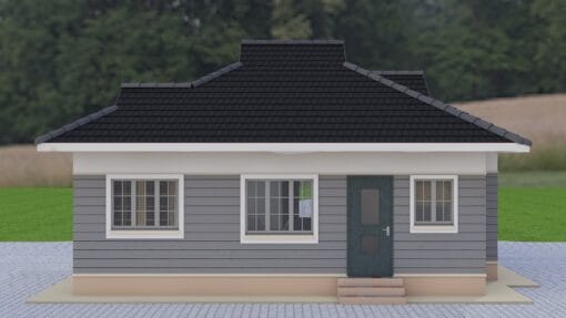 2 Bedroom House 113 rear view