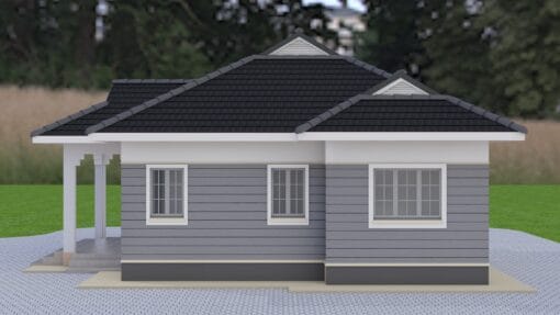 2 Bedroom House 113 right side view