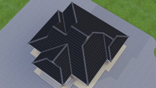 2 Bedroom House 113 aerial view