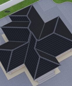 2 bedroom house 118 aerial view