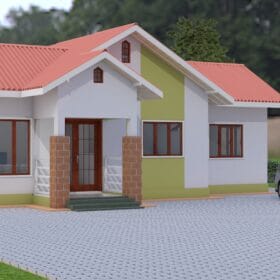 2 bedroom house plan