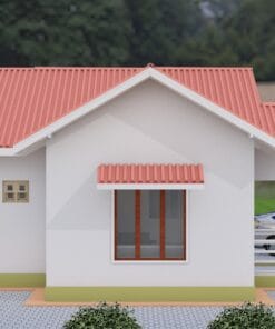 2 bedroom house 119 left side view