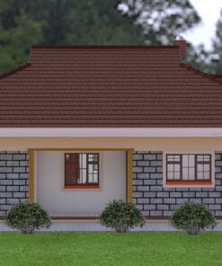 3 Bedroom House 112 rear view