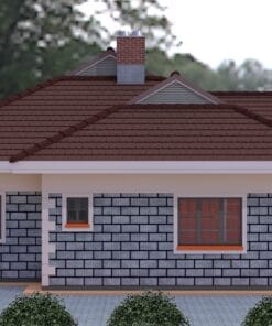 3 Bedroom House 112 left side view