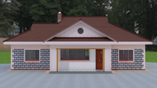 3 Bedroom House 112 front view