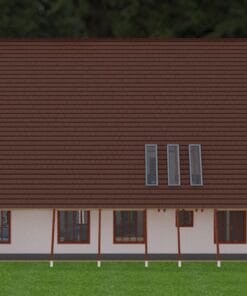 3 Bedroom A-Frame house plan design