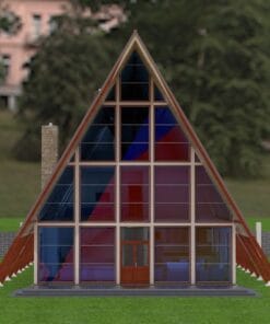 A-Frame house plan design