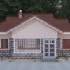 3 bedroom house plan - ID 129; Simple design house plans