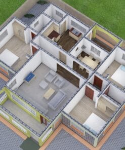 Simple 3 bedroom house plan design