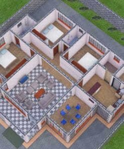 3 bedroom 3D floor plan