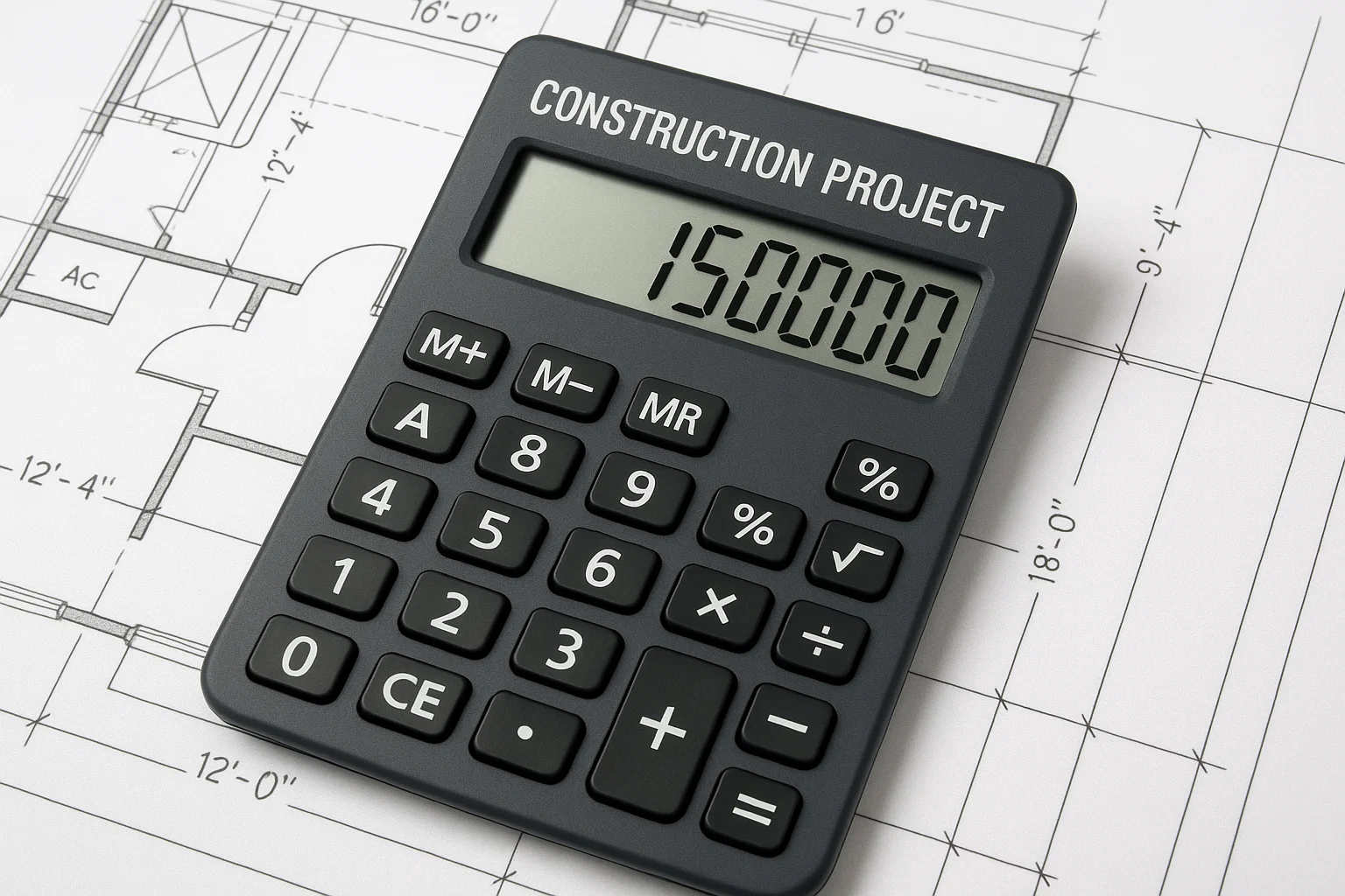Construction project calculator