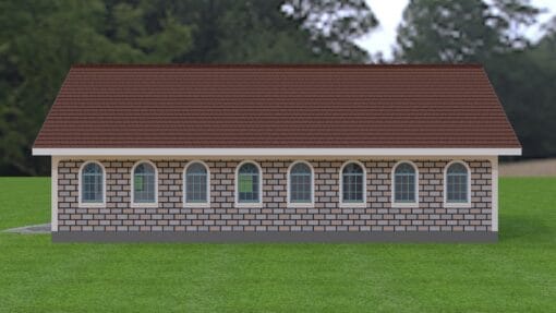 Church plan 116 right side view