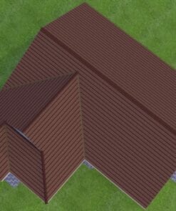 Church plan 116 aerial view