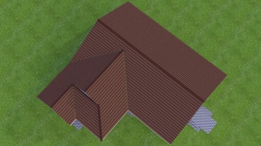 Church plan 116 aerial view