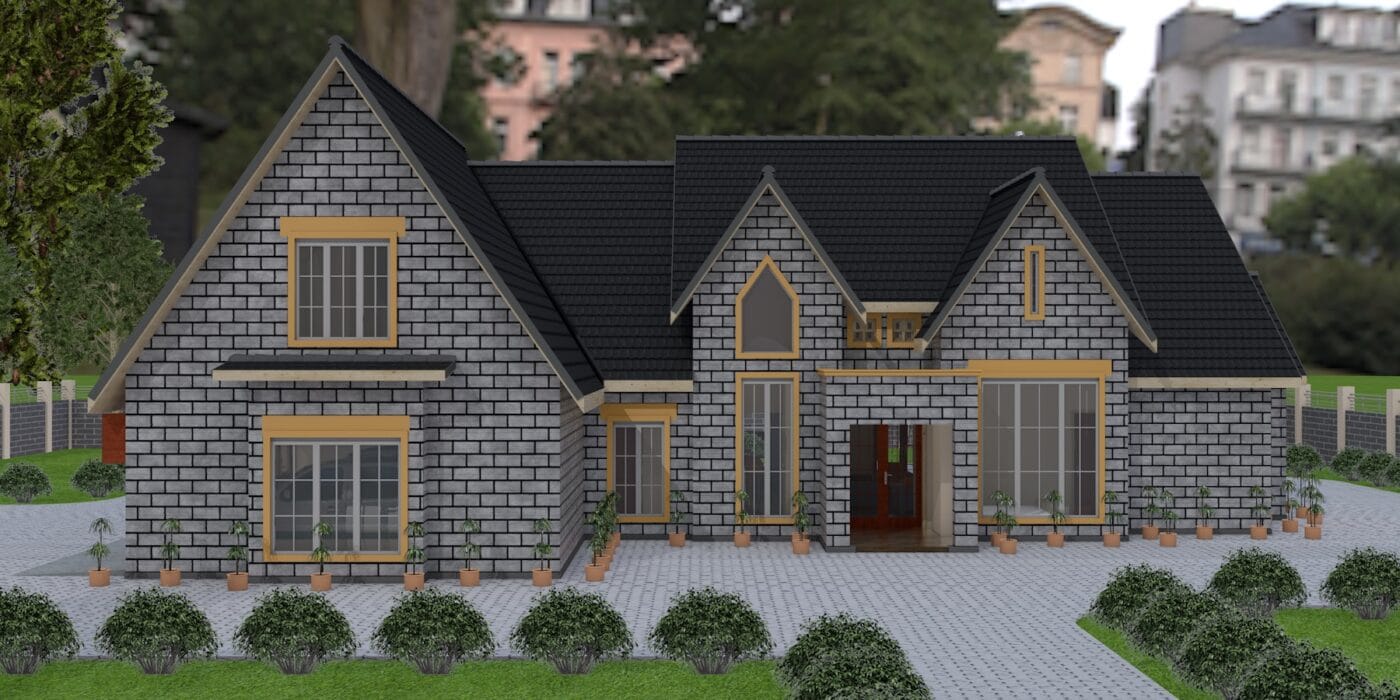 4 bedroom country house design plans, new plan house