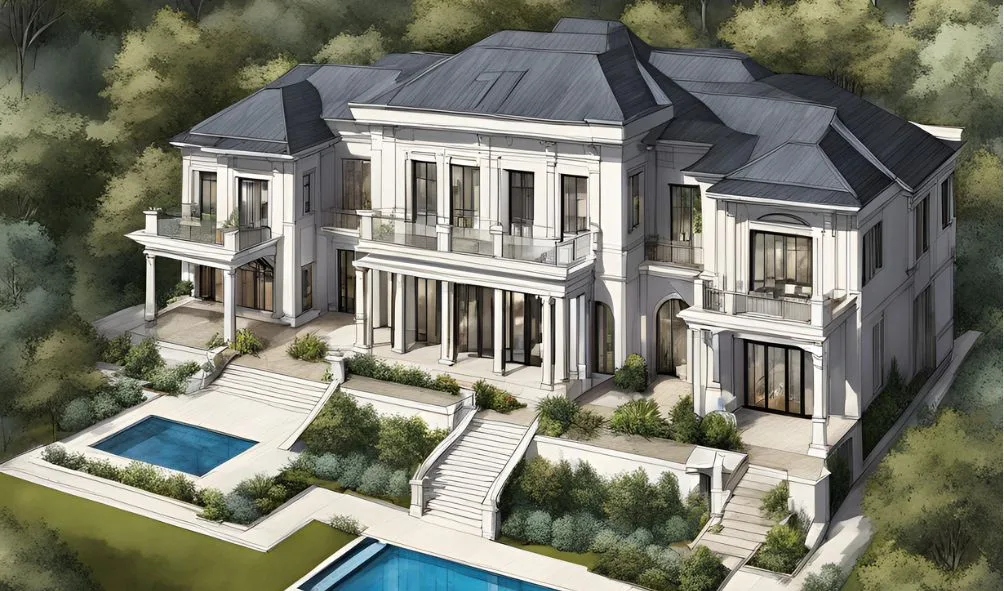 Pin By Lianne On Mansions Mansion Floor Plan Luxury House Plans