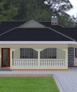 one story 3 bedroom house plan