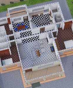 3 Bedroom House Plan 138 3D floor plan