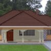 Spacious 3 bedroom house plan