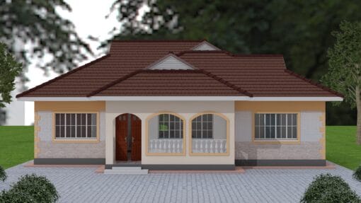 3 bedroom single story house plan