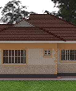 3 Bedroom House Plan ID 132 right side view