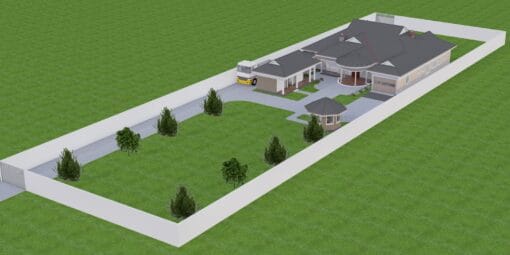 Low-maintenance landscaping