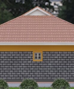 4 Bedroom House Plan 139 right view