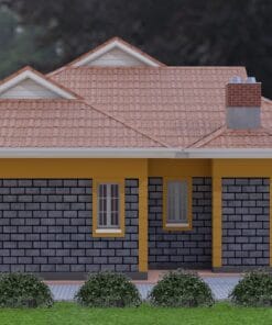 4 Bedroom House Plan 139 left view