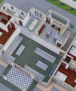 Carpet flooring for main lounge and family lounge