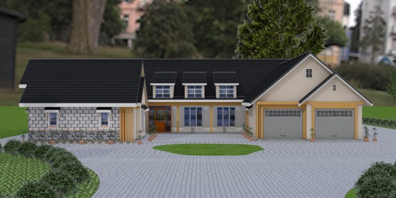 Open Floor Plan vs Separate Rooms: Ranch type House plans, House Plans with Spacious garages