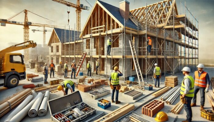 Project management for house construction
