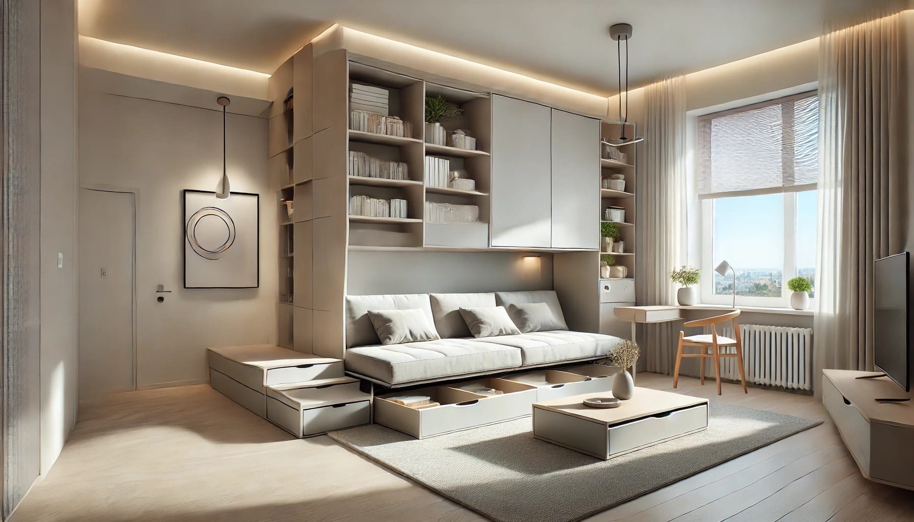 How to Maximize Space in a Compact Home Design: Multifunctional furniture