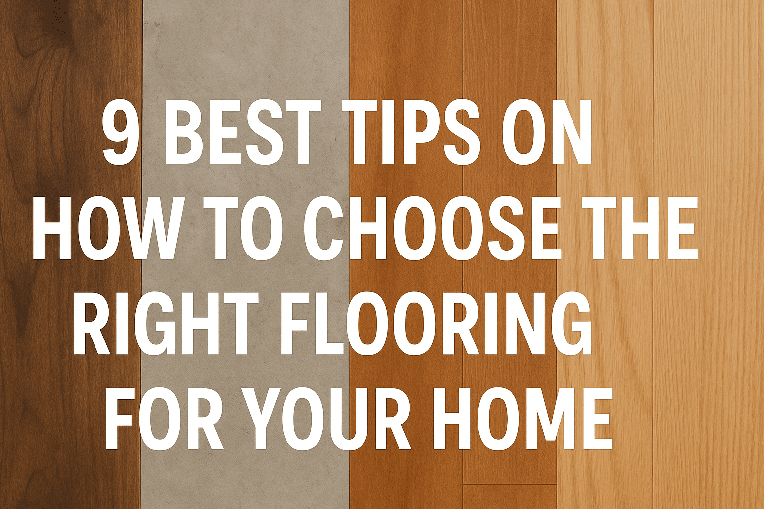 Best Tips on How to Choose the Right Flooring for Your Home