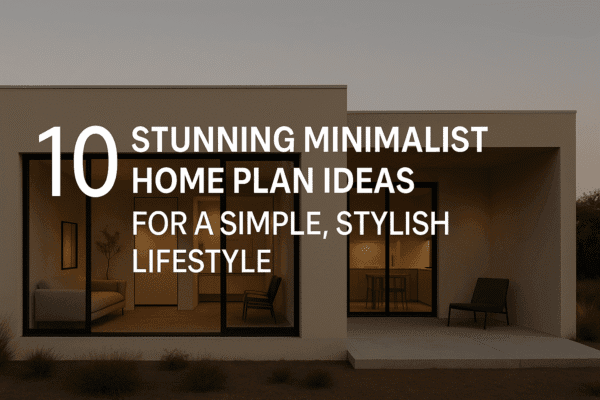 Minimalist home plan ideas