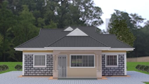 2 bedroom house plan