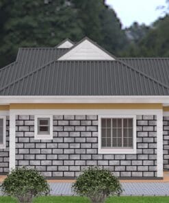 2 bedroom plan left view