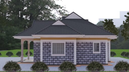 2 bedroom right side view