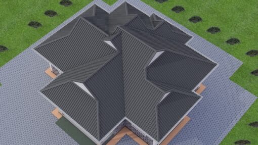 2 Bedroom aerial view